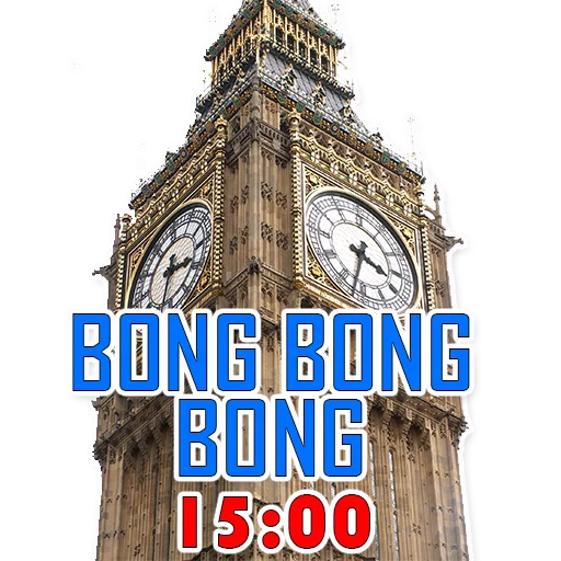 ⏰ Стикер «Big Ben Bong!» для Telegram