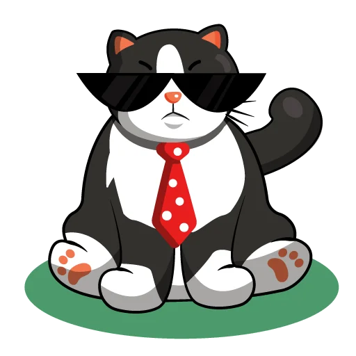 😎 Стикер «BonyaCat» для Telegram
