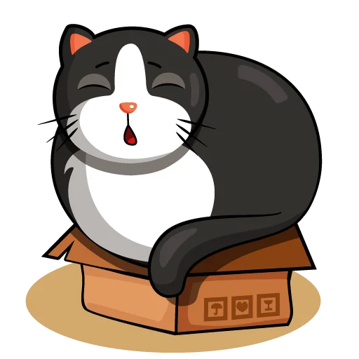 😴 Стикер «BonyaCat» для Telegram