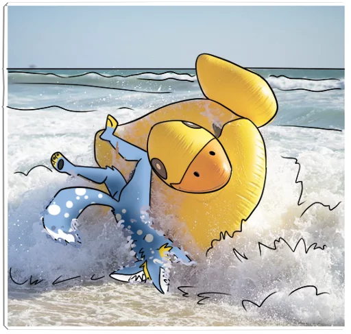 🌊 Стикер «Boobles» для Telegram