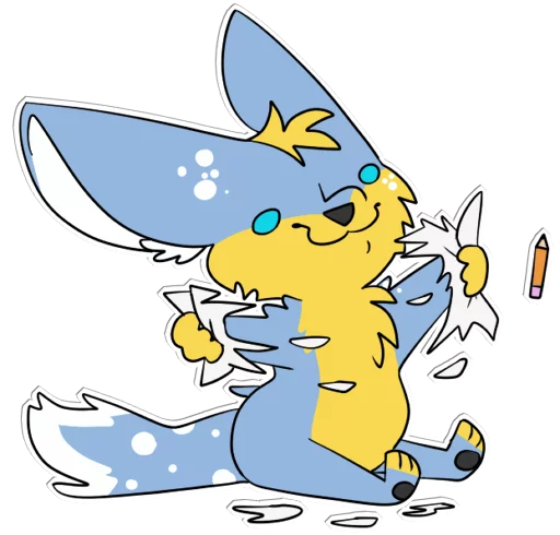 ✏ Стикер «Boobles» для Telegram