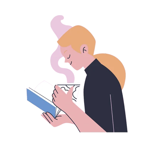 🥰 Стикер «Короче, книжные стикеры» для Telegram