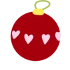 🎄 Эмодзи «Красно -розовые буквы, иконки с цветами, книжками» для Telegram