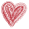 ❤️ Эмодзи «Красно -розовые буквы, иконки с цветами, книжками» для Telegram