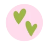 💕 Эмодзи «Красно -розовые буквы, иконки с цветами, книжками» для Telegram