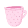 ☕️ Эмодзи «Красно -розовые буквы, иконки с цветами, книжками» для Telegram