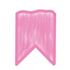 🔖 Эмодзи «Красно -розовые буквы, иконки с цветами, книжками» для Telegram