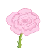 🌹 Эмодзи «Красно -розовые буквы, иконки с цветами, книжками» для Telegram