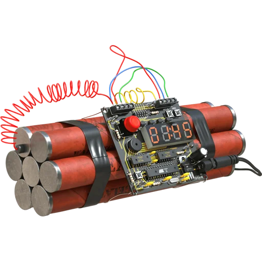 🧨 Стикер «Bombs» для Telegram