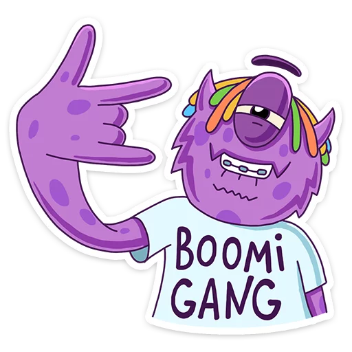 Стикер 19 Boom VK