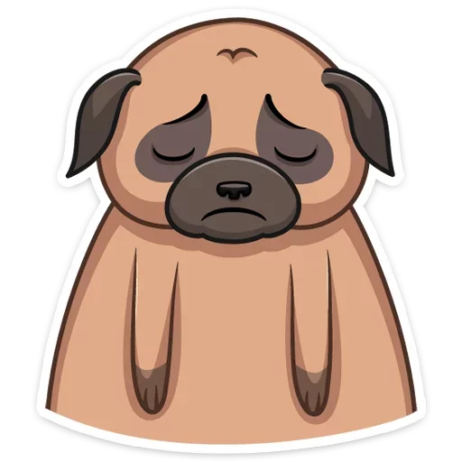 🙁 Стикер «Бун» для Telegram