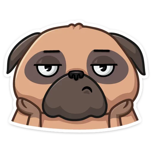😕 Стикер «Бун» для Telegram