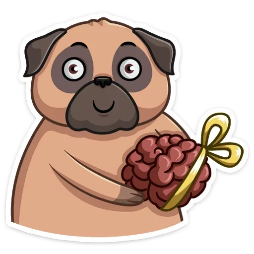 🙂 Стикер «Бун» для Telegram