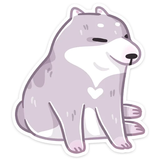 🐕 Стикер «Буп» для Telegram