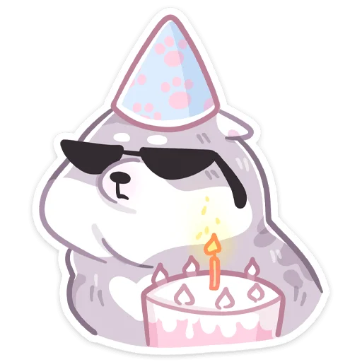 🥳 Стикер «Буп» для Telegram