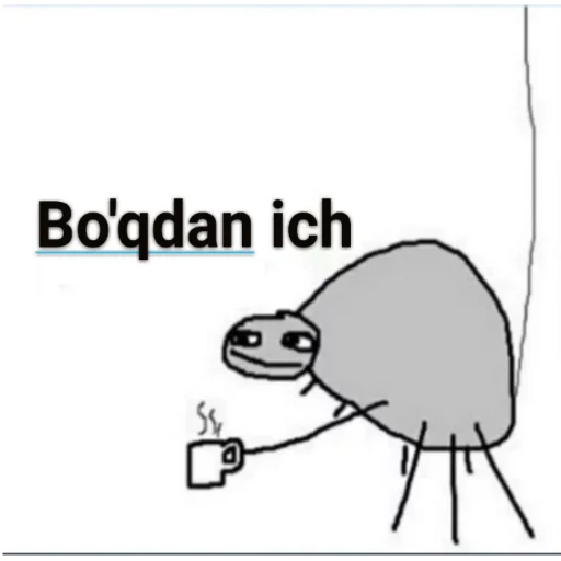 Стикерпак Bo&;q для Telegram