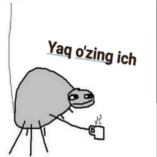 👋 Стикер «Bo&;q» для Telegram