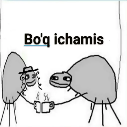 🙌 Стикер «Bo&;q» для Telegram
