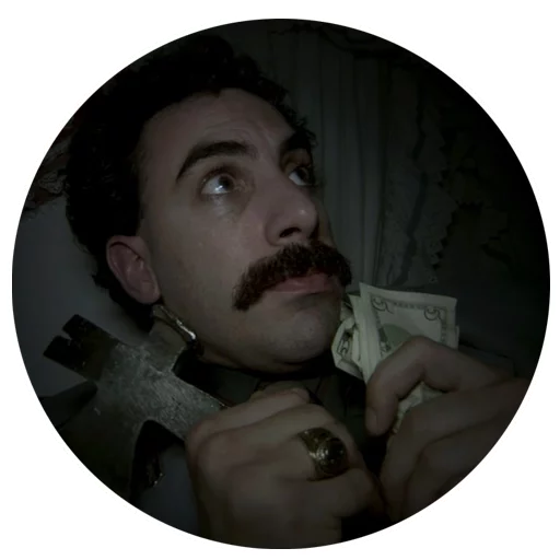 😨 Стикер «Борат» для Telegram