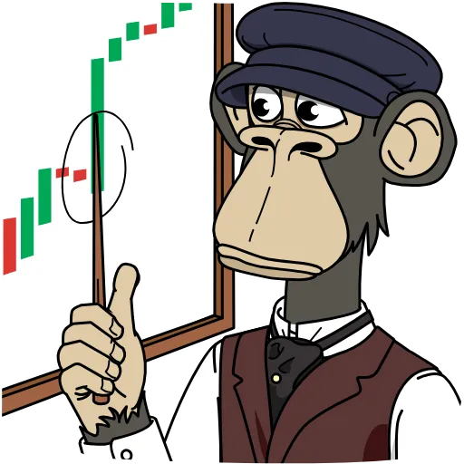 📉 Стикер «Bored Ape Originals» для Telegram