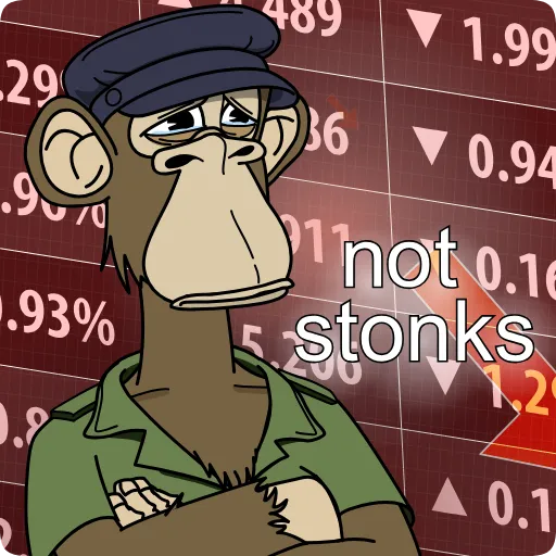 😕 Стикер «Bored Ape Originals» для Telegram