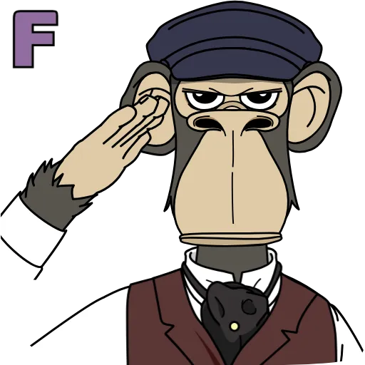 🫡 Стикер «Bored Ape Originals» для Telegram