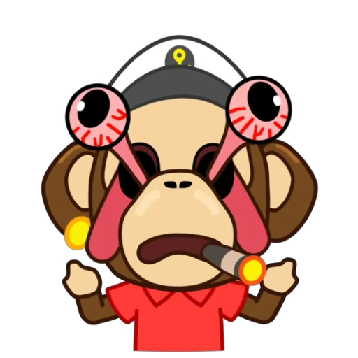 😑 Стикер «Bored Ape Originals» для Telegram