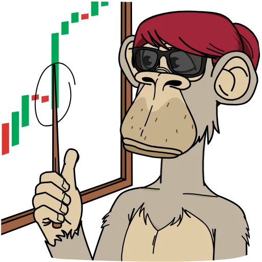 📉 Стикер «Bored Ape Originals» для Telegram