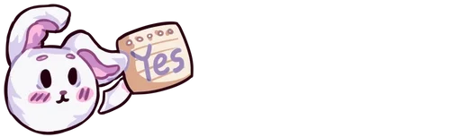 🌟 Стикер «-𝙗𝙤𝙧𝙚𝙙 𝙗𝙪𝙣𝙣𝙮-» для Telegram