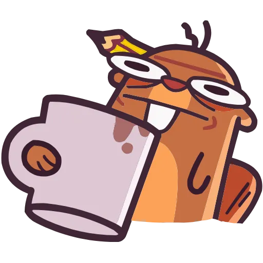 ☕️ Стикер «Борис Без Текста» для Telegram