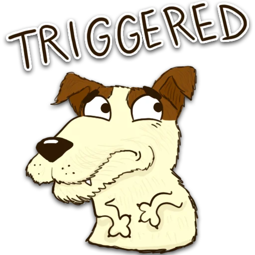 😬 Стикер «Борька пес» для Telegram
