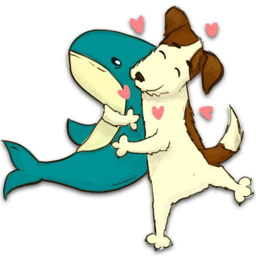 🥰 Стикер «Борька пес» для Telegram