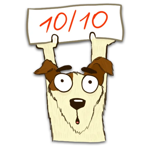 💯 Стикер «Борька пес» для Telegram