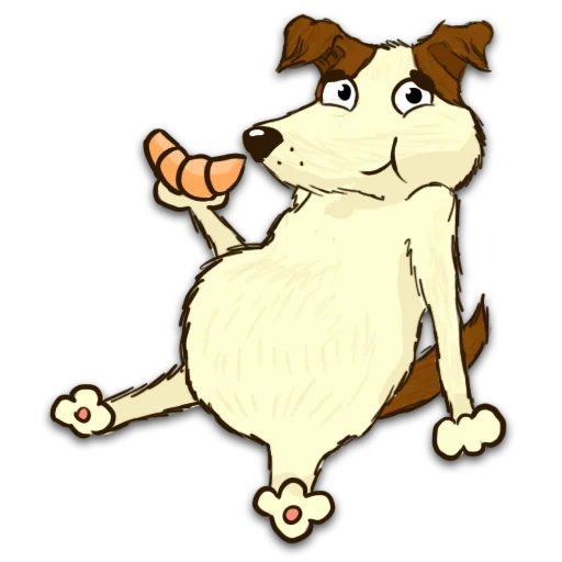 🤤 Стикер «Борька пес» для Telegram