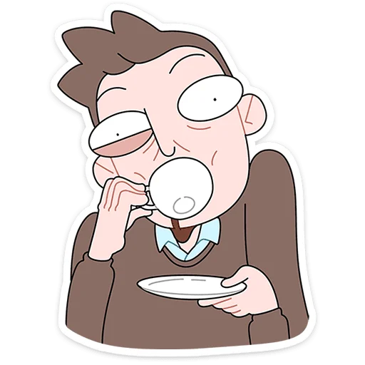 ☕ Стикер «Бористас» для Telegram