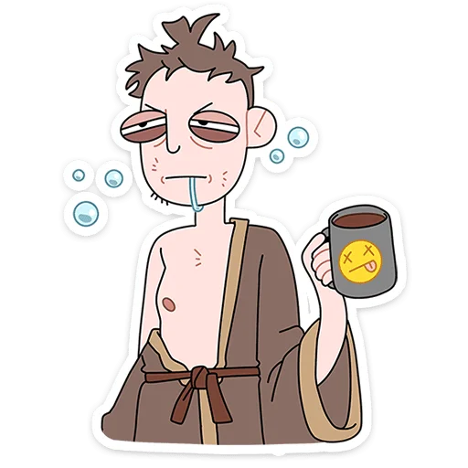 ☕ Стикер «Бористас» для Telegram