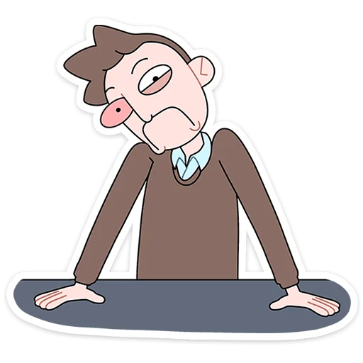 ☕ Стикер «Бористас» для Telegram
