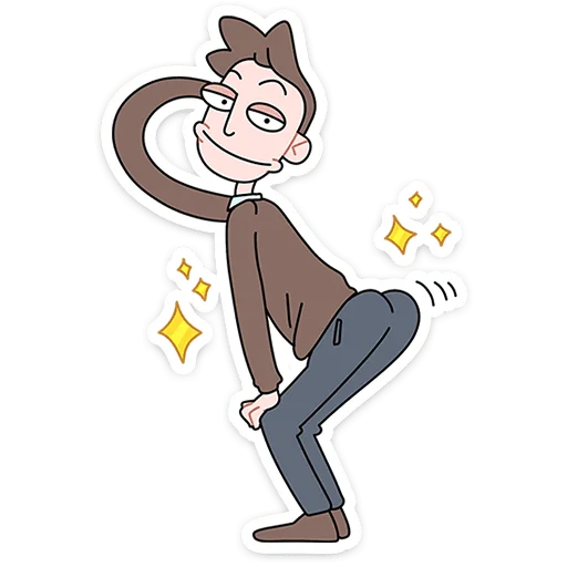 ☕ Стикер «Бористас» для Telegram