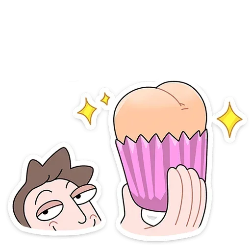 🧁 Стикер «Бористас без надписей» для Telegram