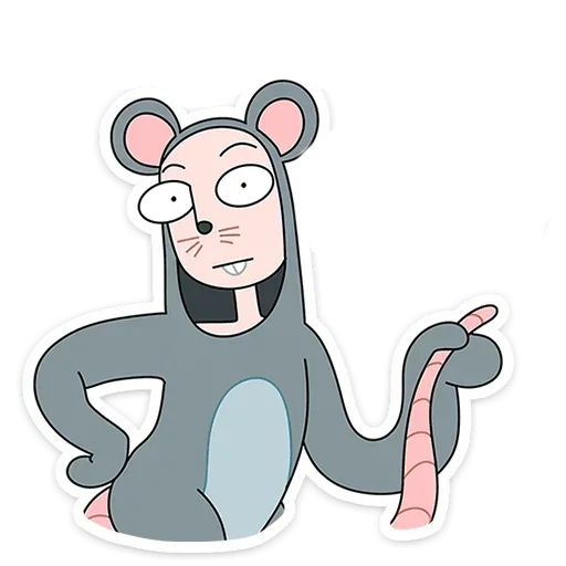🐭 Стикер «Бористас без надписей» для Telegram
