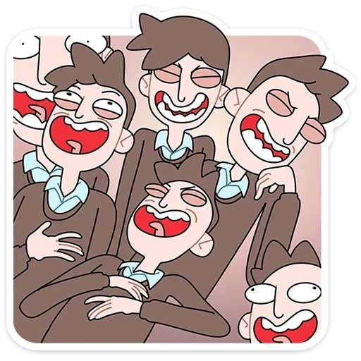 😂 Стикер «Бористас без надписей» для Telegram