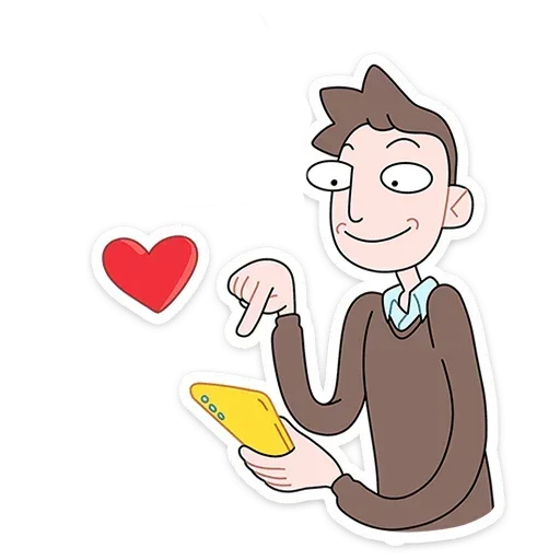 👍 Стикер «Бористас без надписей» для Telegram