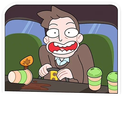 🚗 Стикер «Бористас без надписей» для Telegram