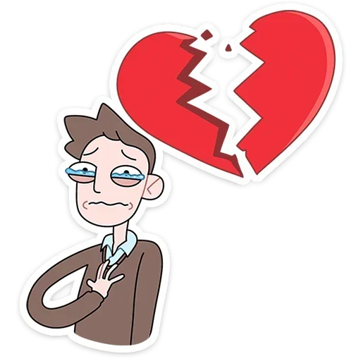 💔 Стикер «Бористас без надписей» для Telegram