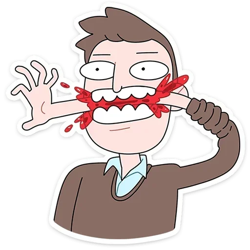 😬 Стикер «Бористас без надписей» для Telegram