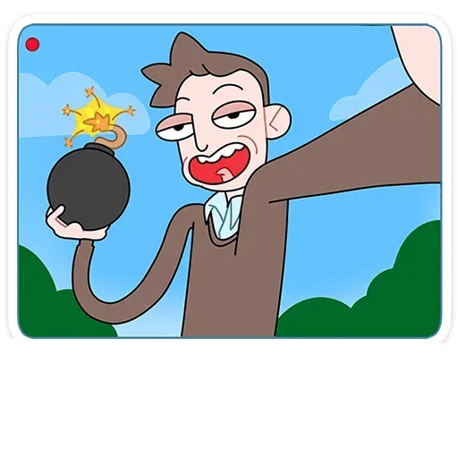 💣 Стикер «Бористас без надписей» для Telegram