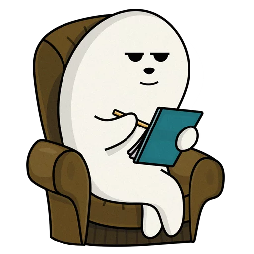 🌝 Стикер «BORJOMI & ESKIMOS» для Telegram