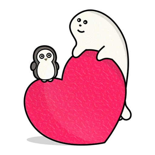 ❤ Стикер «BORJOMI & ESKIMOS» для Telegram