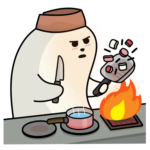 🔪 Стикер «BORJOMI & ESKIMOS» для Telegram