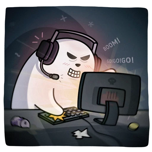 🎮 Стикер «BORJOMI & ESKIMOS» для Telegram